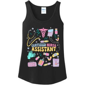 Cna Certified Nursing Assistant Funny Nurse Cna Life Costume Ladies Essential Tank