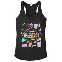 Cna Certified Nursing Assistant Funny Nurse Cna Life Costume Ladies PosiCharge Competitor Racerback Tank