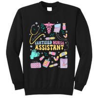 Cna Certified Nursing Assistant Funny Nurse Cna Life Costume Tall Sweatshirt