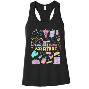 Cna Certified Nursing Assistant Funny Nurse Cna Life Costume Women's Racerback Tank