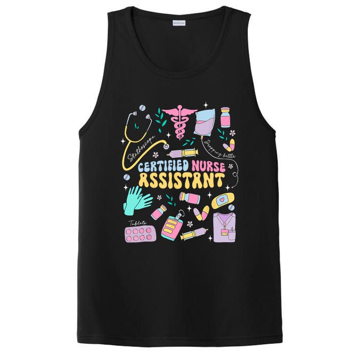 Cna Certified Nursing Assistant Funny Nurse Cna Life Costume PosiCharge Competitor Tank