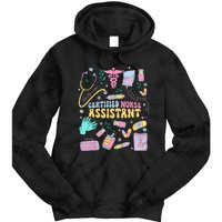 Cna Certified Nursing Assistant Funny Nurse Cna Life Costume Tie Dye Hoodie