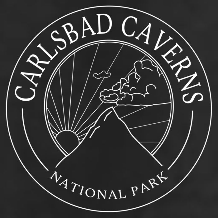 Carlsbad Caverns New Mexico National Park Logo Travel Gift Adult Drive Performance Visor