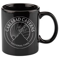 Carlsbad Caverns New Mexico National Park Logo Travel Gift 11oz C Handle Ceramic Mug