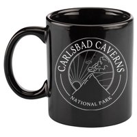 Carlsbad Caverns New Mexico National Park Logo Travel Gift 11oz C Handle Ceramic Mug