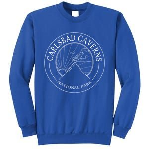 Carlsbad Caverns New Mexico National Park Logo Travel Gift Sweatshirt