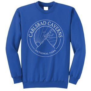 Carlsbad Caverns New Mexico National Park Logo Travel Gift Tall Sweatshirt