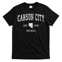 Carson City Nevada Nv Vintage Athletic Sports T-Shirt