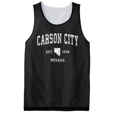 Carson City Nevada Nv Vintage Athletic Sports Mesh Reversible Basketball Jersey Tank