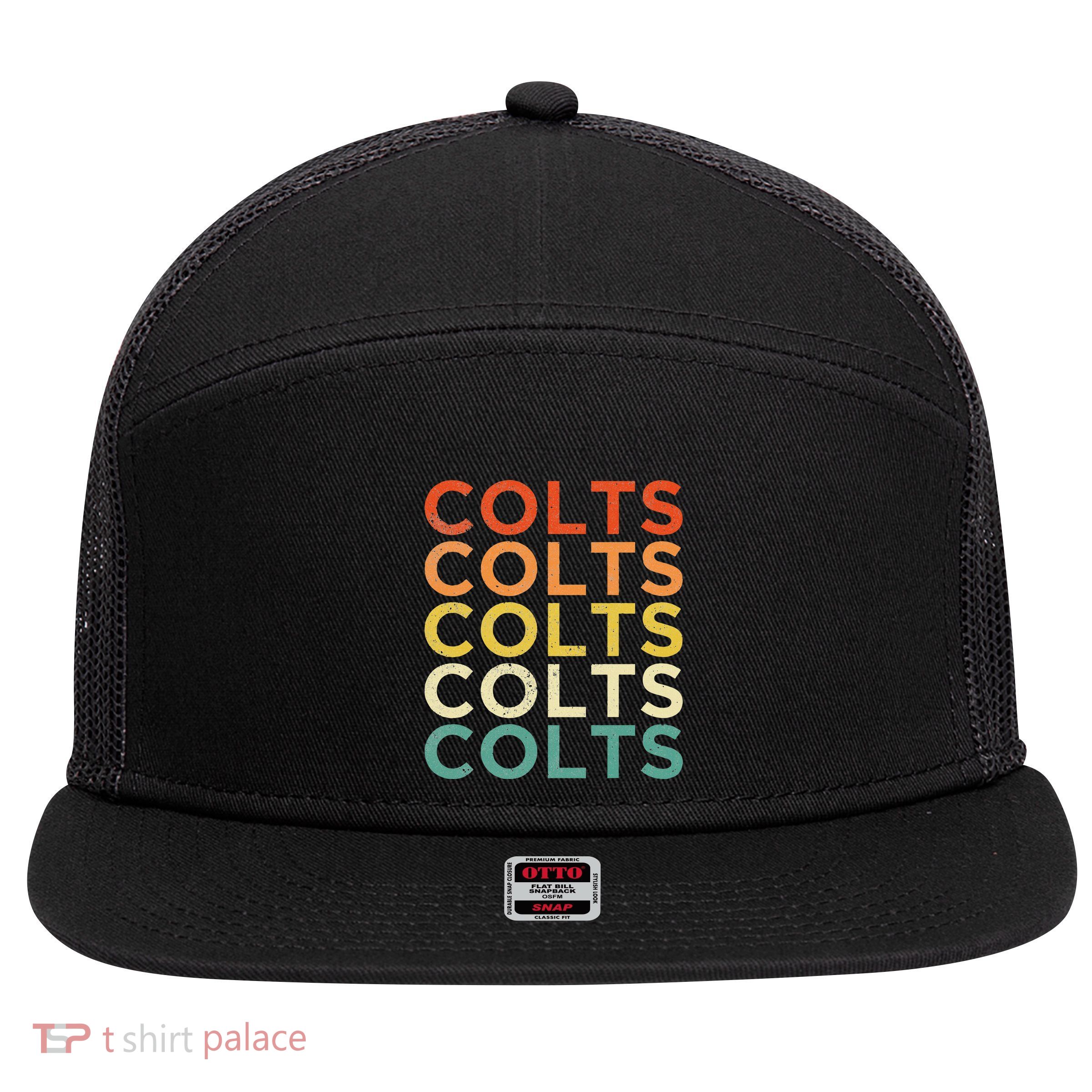 Colts 7 Panel Mesh Trucker Snapback Hat