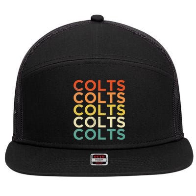 Colts 7 Panel Mesh Trucker Snapback Hat