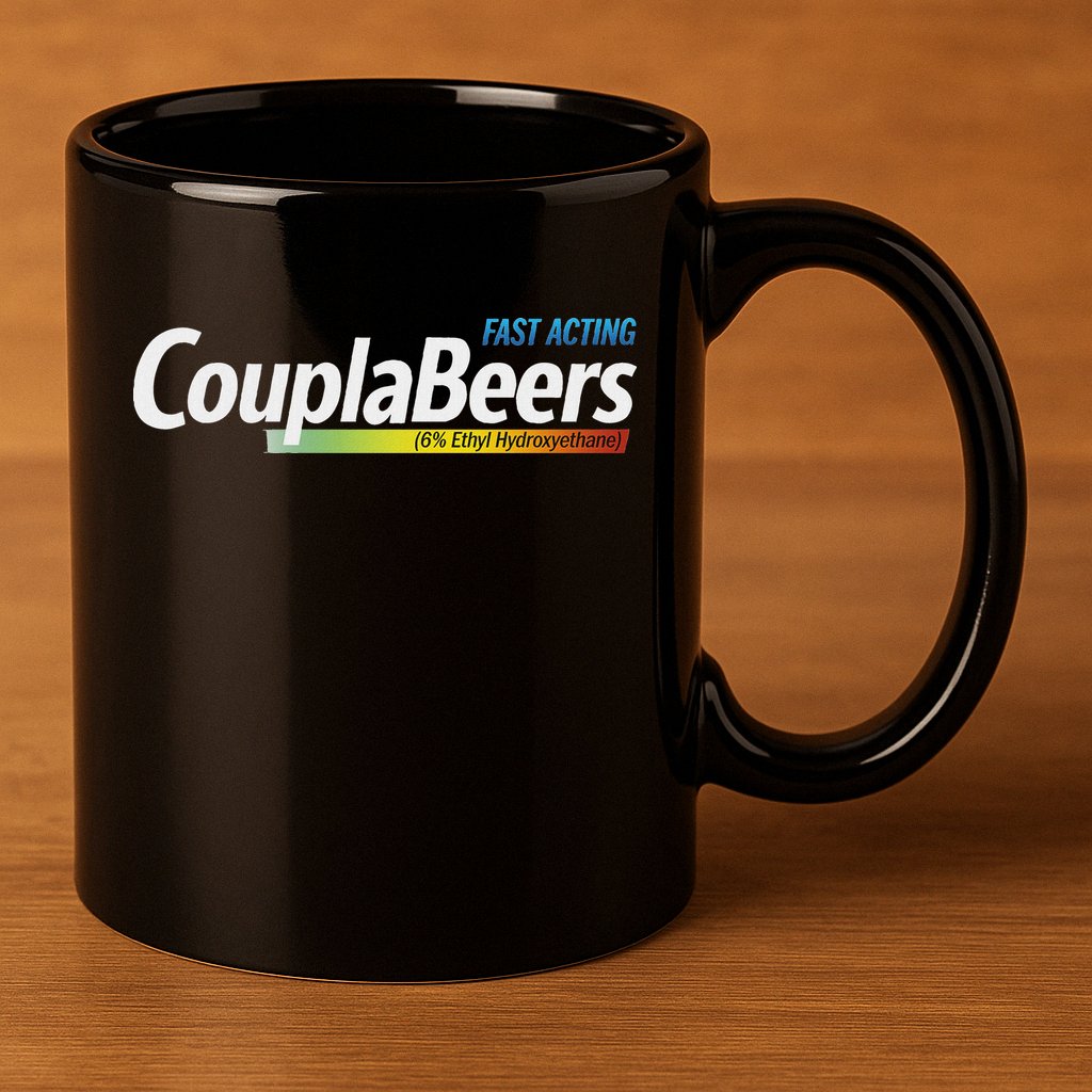 Couplabeers Couple Of Beers  11oz C Handle Ceramic Mug