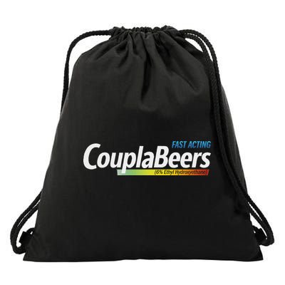 Couplabeers Couple Of Beers  Drawstring Bag