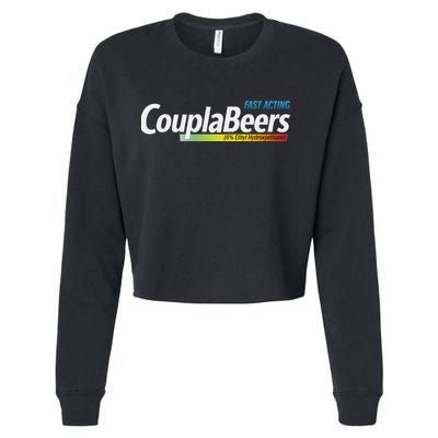 Couplabeers Couple Of Beers  Cropped Pullover Crew