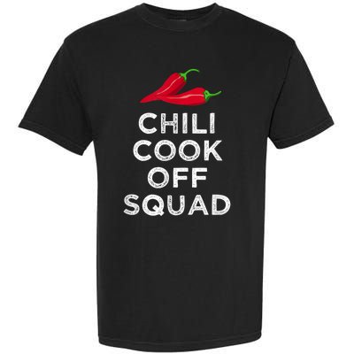 Chili Cook Off Squad Chili Contest Matching Team Garment-Dyed Heavyweight T-Shirt