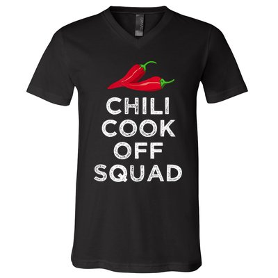 Chili Cook Off Squad Chili Contest Matching Team V-Neck T-Shirt
