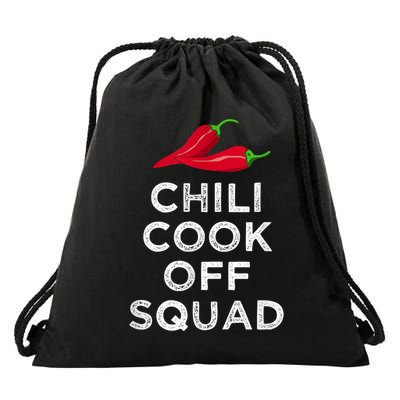 Chili Cook Off Squad Chili Contest Matching Team Drawstring Bag