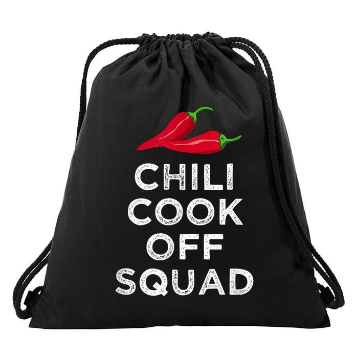 Chili Cook Off Squad Chili Contest Matching Team Drawstring Bag
