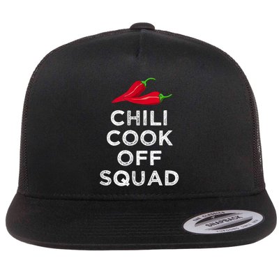 Chili Cook Off Squad Chili Contest Matching Team Flatbill Hat