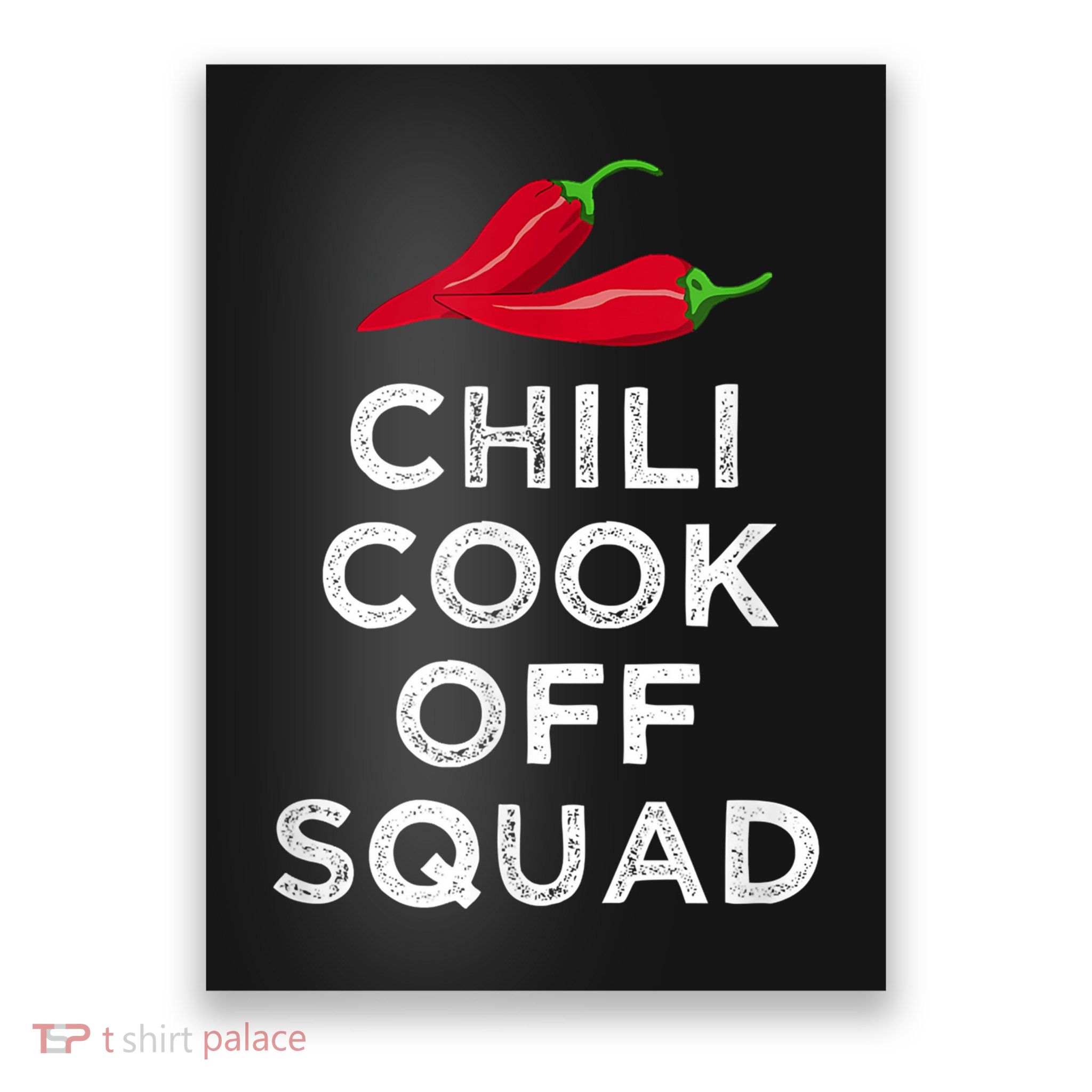 Chili Cook Off Squad Chili Contest Matching Team Poster