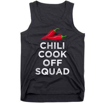 Chili Cook Off Squad Chili Contest Matching Team Tank Top