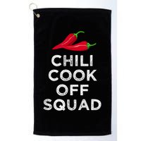Chili Cook Off Squad Chili Contest Matching Team Golf Towel