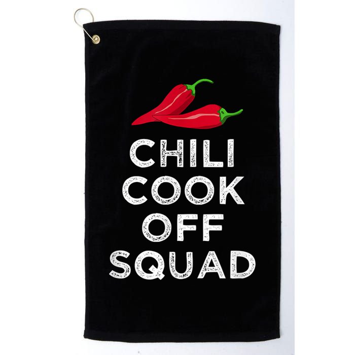 Chili Cook Off Squad Chili Contest Matching Team Golf Towel