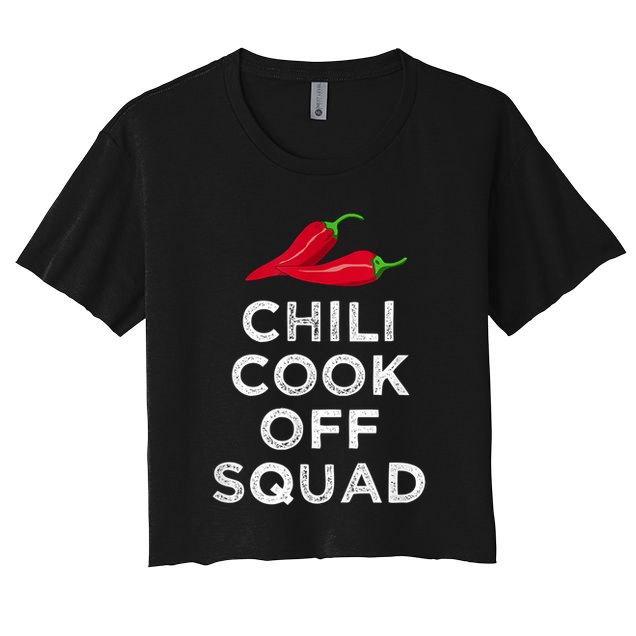 Chili Cook Off Squad Chili Contest Matching Team Crop Top