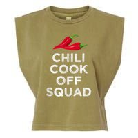 Chili Cook Off Squad Chili Contest Matching Team Garment-Dyed Women's Muscle Tee