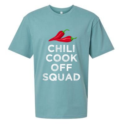 Chili Cook Off Squad Chili Contest Matching Team Sueded Cloud Jersey T-Shirt