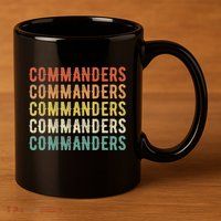 Commanders 11oz C Handle Ceramic Mug