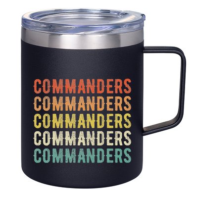 Commanders 12oz Stainless Steel Coffee Mug