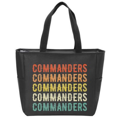 Commanders Zip Tote Bag