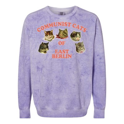 Communist Cats Of East Berlin Colorblast Crewneck Sweatshirt