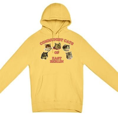 Communist Cats Of East Berlin Premium Pullover Hoodie