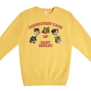 Communist Cats Of East Berlin Premium Crewneck Sweatshirt