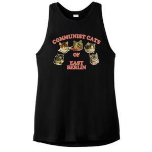 Communist Cats Of East Berlin Ladies PosiCharge Tri-Blend Wicking Tank