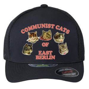 Communist Cats Of East Berlin Flexfit Unipanel Trucker Cap