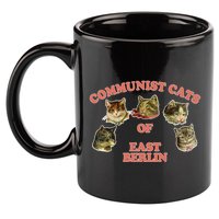 Communist Cats Of East Berlin 11oz C Handle Ceramic Mug