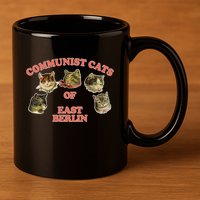 Communist Cats Of East Berlin 11oz C Handle Ceramic Mug