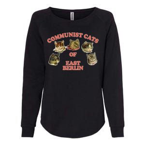 Communist Cats Of East Berlin Womens California Wash Sweatshirt