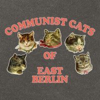 Communist Cats Of East Berlin Cotton Canvas Backpack