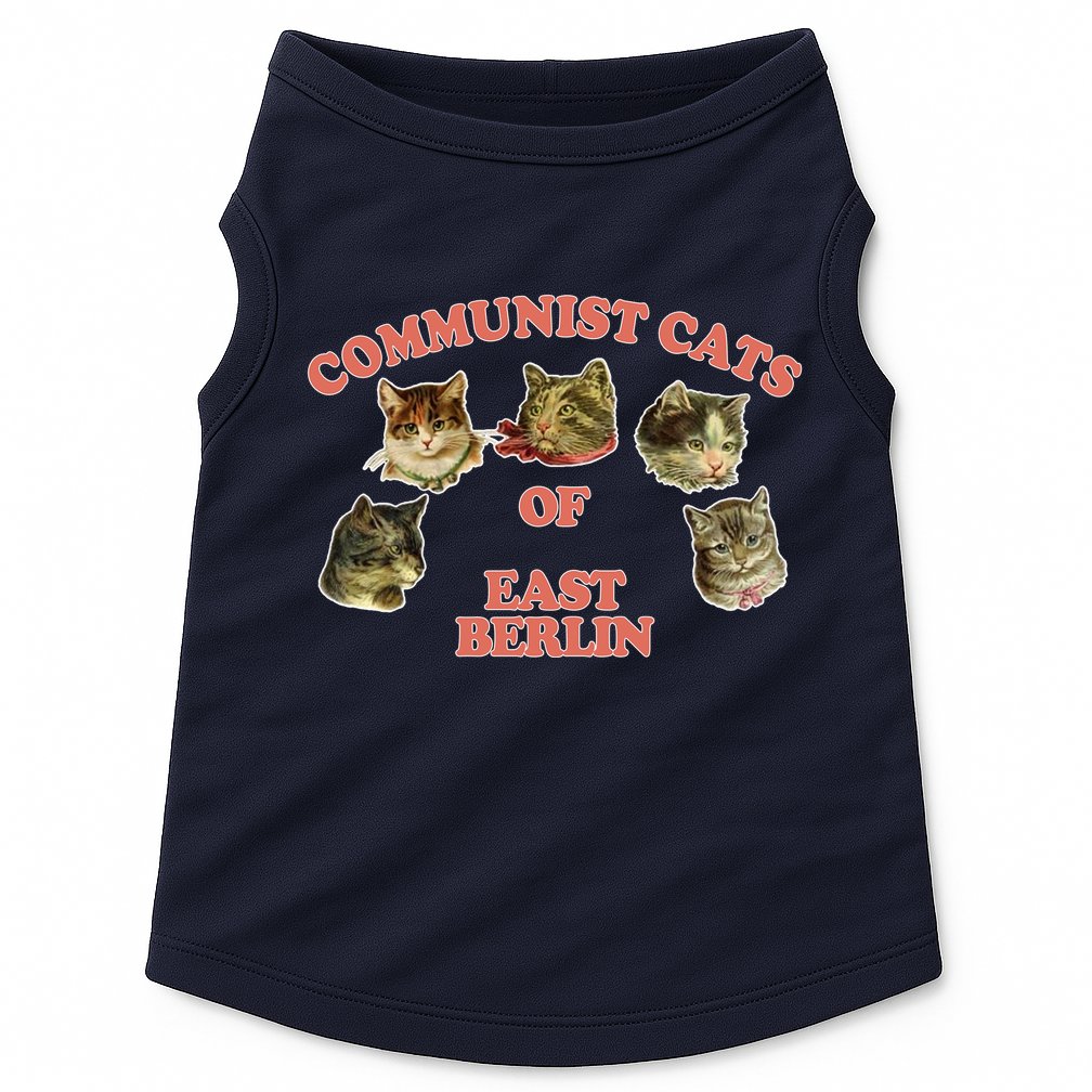 Communist Cats Of East Berlin Doggie Tank