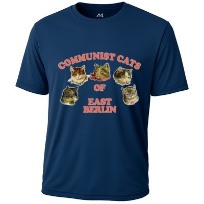 Communist Cats Of East Berlin Cooling Performance Crew T-Shirt