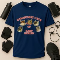 Communist Cats Of East Berlin Cooling Performance Crew T-Shirt