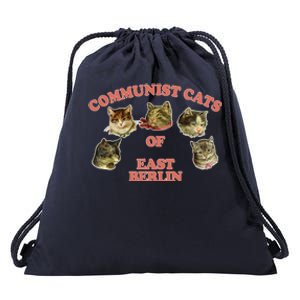 Communist Cats Of East Berlin Drawstring Bag