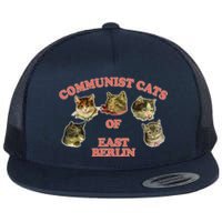 Communist Cats Of East Berlin Flat Bill Trucker Hat