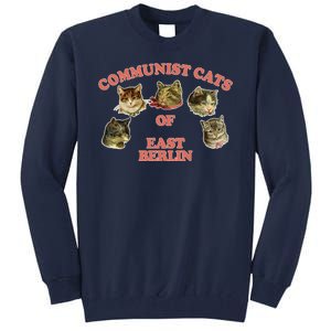 Communist Cats Of East Berlin Tall Sweatshirt