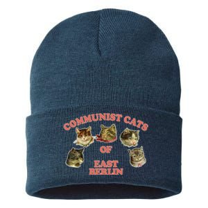 Communist Cats Of East Berlin Sustainable Knit Beanie