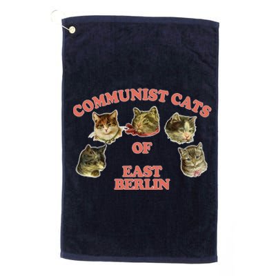 Communist Cats Of East Berlin Platinum Collection Golf Towel